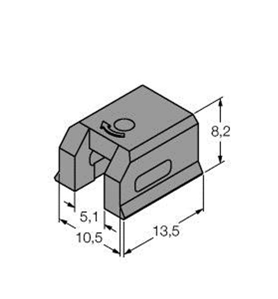 Turck Kldt-Unt7 Accessories, Mounting Bracket, For Dovetail Groove Cylinders