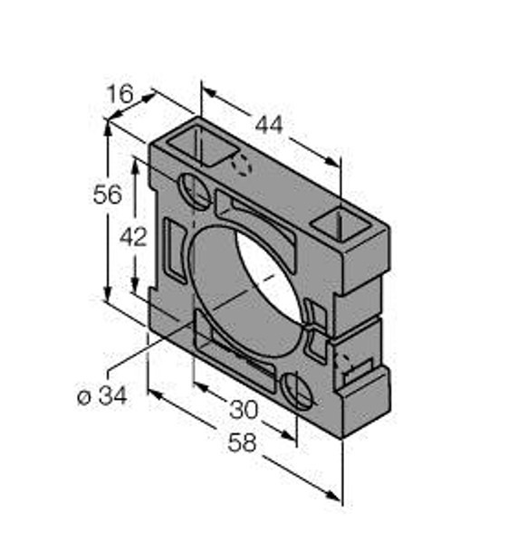 Turck Bs34.1 Accessories, Mounting Clamp