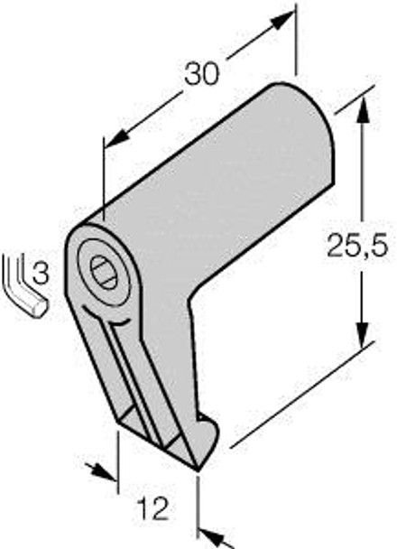 Turck Kli1 Accessories, Mounting Bracket, For Tie-Rod Cylinders