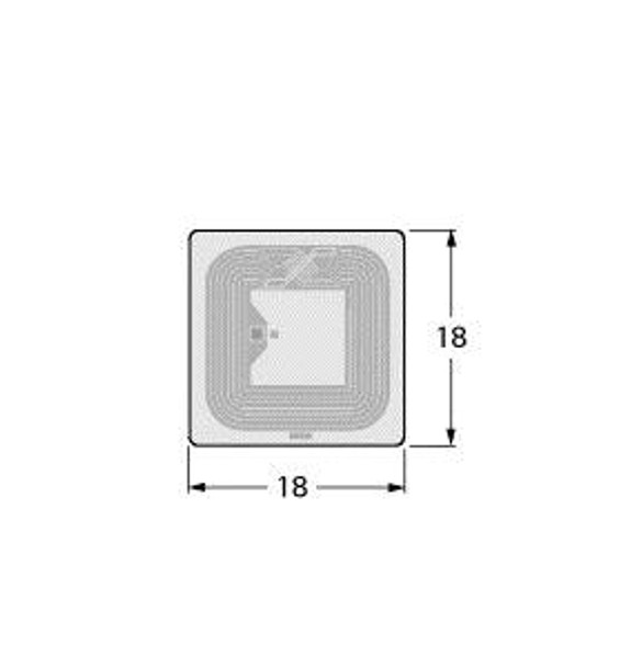 Turck Tw-L18-18-F-B128 100Pcs Tag, HF, BL ident