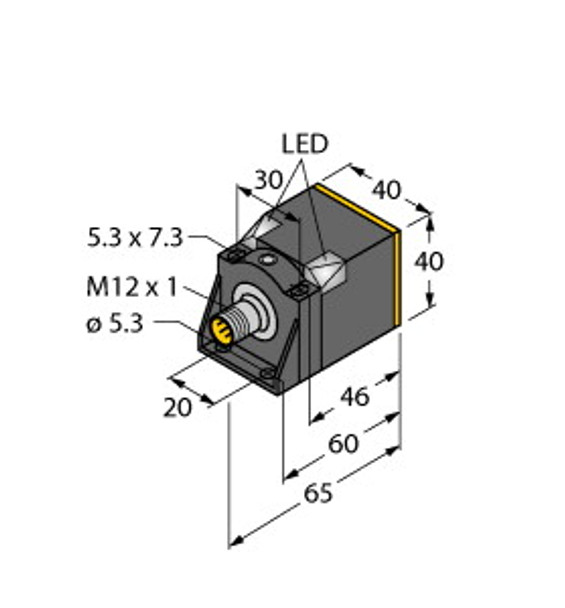 Turck Tn-Ck40-H1147/C53 Read/Write Head for Bus Line Topology with TBEN-*, BL ident