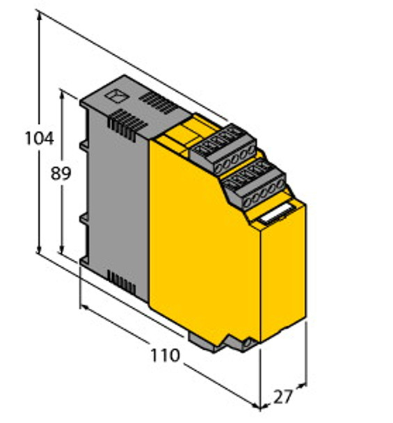 Turck Im1-451Ex-R Isolating switching amplifier, 4-channel, TV 04 ATEX 2604