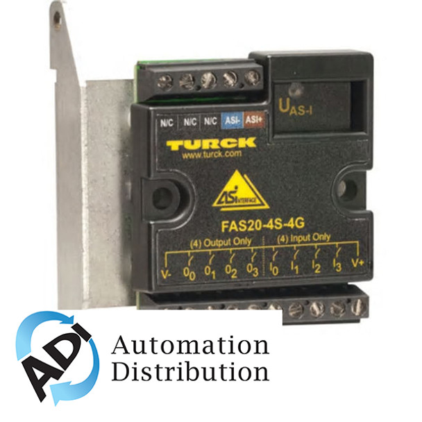 Turck Fas20-4S-4G-2051 I/O Module for AS-interface F2051