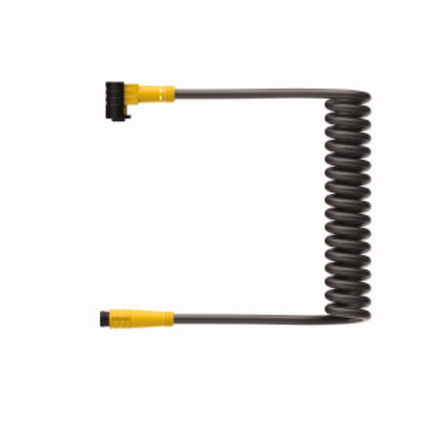 Turck Pkw 3Z-3-Psg 3/S90-Sp Double-ended Cordset, Right angle Female Connector to Straight Male Connector