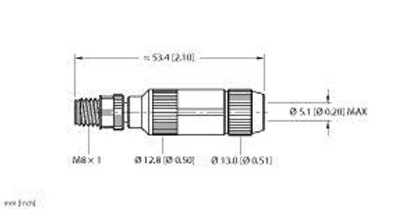 Turck Bs 5146-0 M8 threaded Connection