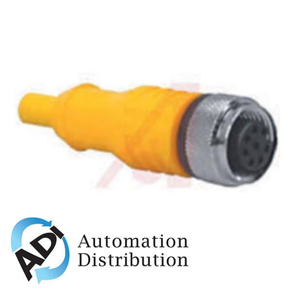 Turck Rkc 8T-2-Wsc 8T Double-ended Cordset, Straight Female Connector to Right angle Male Connector 777001369