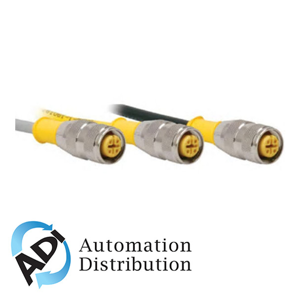 Turck Rk 4T-1.5-Rs 4T/S90 Double-ended Cordset, Straight Female Connector to Straight Male Connector 777003389