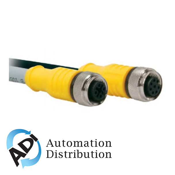 Turck Rkc 12T-2-Wsc 12T Double-ended Cordset, Straight Female Connector to Right angle Male Connector 777011200