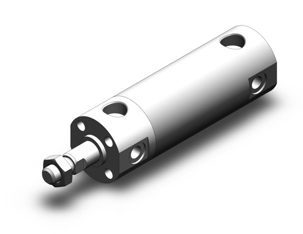 SMC NCDGBN25-0100 Round Body Cylinder