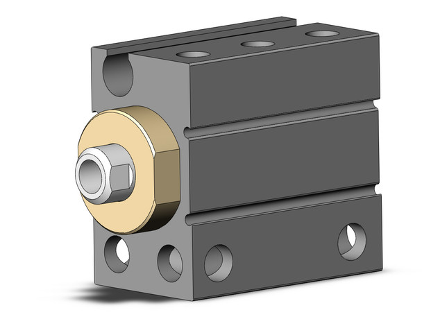 SMC 11-CUJB8-4D compact cylinder cyl, free mount, dbl acting