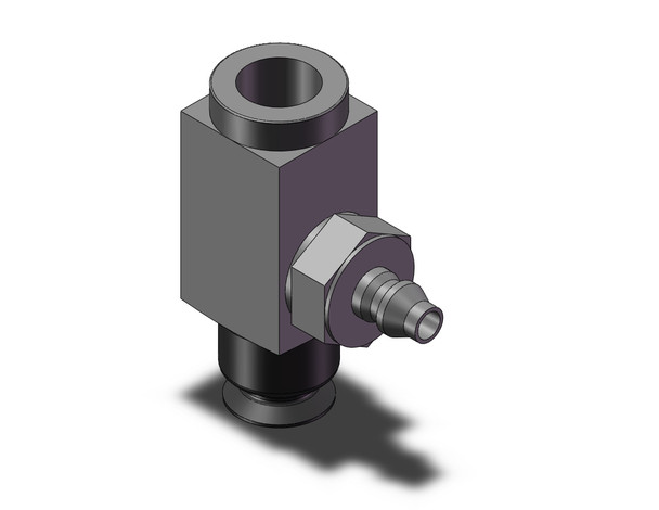 SMC ZP3-Y06UMGS-B5-U4 Lateral Vacuum Inlet, W/Adapter