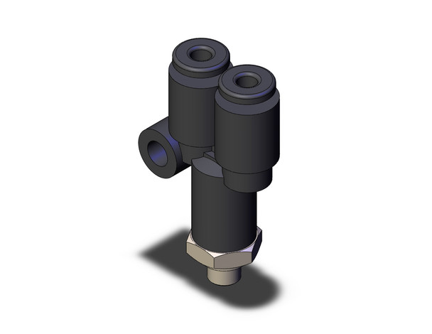 SMC KAU23-M5 Fitting, Antistatic Pack of 10