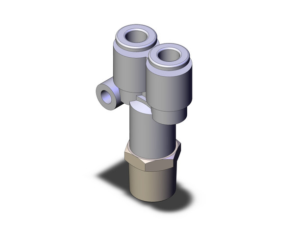 SMC KGU06-02S Fitting, Branch Y Pack of 2