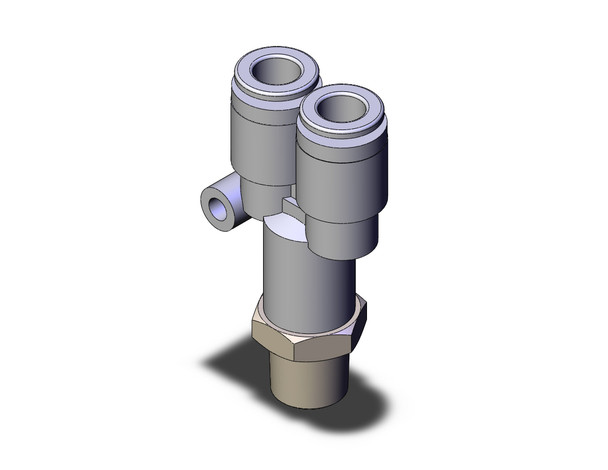 SMC KPQU08-02 Fitting, Male Branch Pack of 10