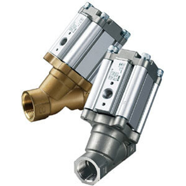 SMC VXB215FL Angle Seat Valve, Air Operated