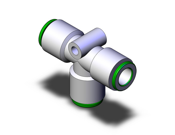 SMC KRT08-00W2 one-touch fitting, flame resistant fitting, tee union