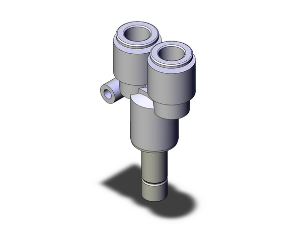 SMC KRU10-99W2 one-touch fitting, flame resistant fitting, plug-in y Pack of 5