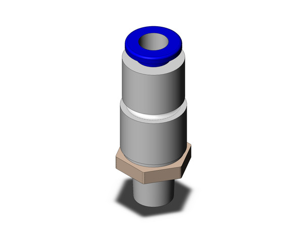 <h2>KS, Rotary One-touch Fitting, Inch</h2><p><h3>Rotary one-touch fitting series KS comes with a ball race bearing for oscillating or rotating applications. KS series comes in 5 tube sizes ranging from 4 to 12mm. One-touch collet includes anti tube rotation mechanism. KS is suitable for copper free applications.</h3>- Rotary, One-touch fitting (standard)<br>- Inch threads<br>- Tube OD:  5/32 , 1/4 , 5/16 , 3/8 <br>- Maximum operating pressure:  1.0 MPa<br>- Ambient   fluid temperature: -5 to 60 C<br>- This product is not intended for use in potable water systems<br>- <p><a href="https://content2.smcetech.com/pdf/KS_Inch.pdf" target="_blank">Series Catalog</a>