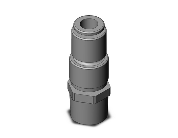 <h2>KS, Rotary One-touch Fitting, Metric</h2><p><h3>Rotary one-touch fitting series KS comes with a ball race bearing for oscillating or rotating applications. KS series comes in 5 tube sizes ranging from 4 to 12mm. One-touch collet includes anti tube rotation mechanism. KS is suitable for copper free applications.</h3>- Rotary, One-touch fitting (standard)<br>- Metric threads<br>- Tube OD:   4,  6,  8,  10,  12<br>- Maximum operating pressure:  1.0 MPa<br>- Ambient   fluid temperature: -5 to 60 C<br>- This product is not intended for use in potable water systems<br>- <p><a href="https://content2.smcetech.com/pdf/KS_KX.pdf" target="_blank">Series Catalog</a>