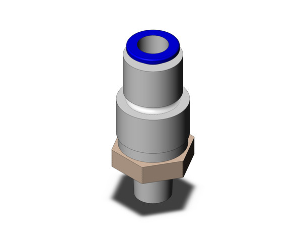 <h2>KS, Rotary One-touch Fitting, Inch</h2><p><h3>Rotary one-touch fitting series KS comes with a ball race bearing for oscillating or rotating applications. KS series comes in 5 tube sizes ranging from 4 to 12mm. One-touch collet includes anti tube rotation mechanism. KS is suitable for copper free applications.</h3>- Rotary, One-touch fitting (standard)<br>- Inch threads<br>- Tube OD:  5/32 , 1/4 , 5/16 , 3/8 <br>- Maximum operating pressure:  1.0 MPa<br>- Ambient   fluid temperature: -5 to 60 C<br>- This product is not intended for use in potable water systems<br>- <p><a href="https://content2.smcetech.com/pdf/KS_Inch.pdf" target="_blank">Series Catalog</a>