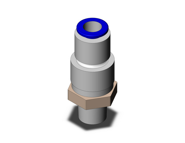 <h2>KS, Rotary One-touch Fitting, Inch</h2><p><h3>Rotary one-touch fitting series KS comes with a ball race bearing for oscillating or rotating applications. KS series comes in 5 tube sizes ranging from 4 to 12mm. One-touch collet includes anti tube rotation mechanism. KS is suitable for copper free applications.</h3>- Rotary, One-touch fitting (standard)<br>- Inch threads<br>- Tube OD:  5/32 , 1/4 , 5/16 , 3/8 <br>- Maximum operating pressure:  1.0 MPa<br>- Ambient   fluid temperature: -5 to 60 C<br>- This product is not intended for use in potable water systems<br>- <p><a href="https://content2.smcetech.com/pdf/KS_Inch.pdf" target="_blank">Series Catalog</a>