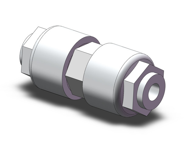 SMC LQ1U3A3B Fitting, Union, Fluoropolymer