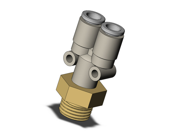 SMC KQ2U06-02AP Fitting, Branch Y