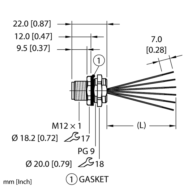 Turck EFSBG-A8.601.4-0.5 ID# 200004546