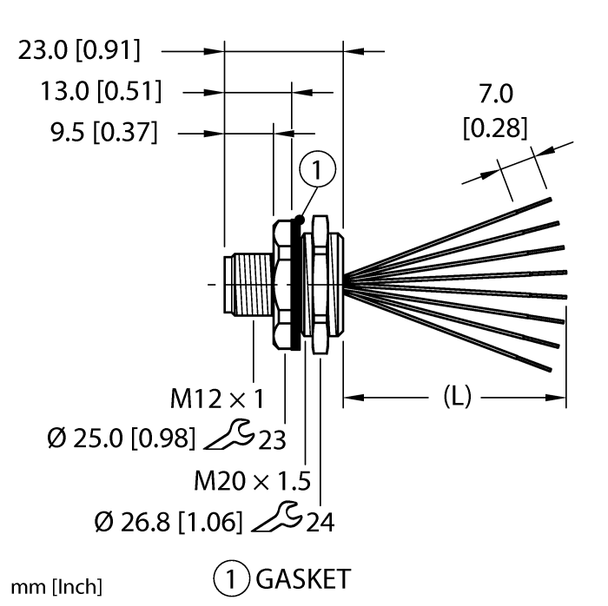 Turck EFSVT-A8.800.4-0.5 ID# 200002261