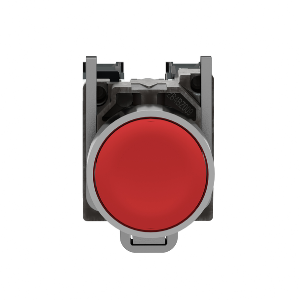 Schneider Electric XB4BA45 Pushbutton, Red, 1No 1Nc Contact