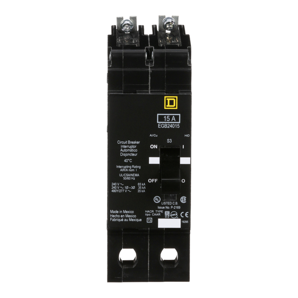 Schneider Electric EGB24015 Miniature Circuit Breaker 480Y/277V 15A