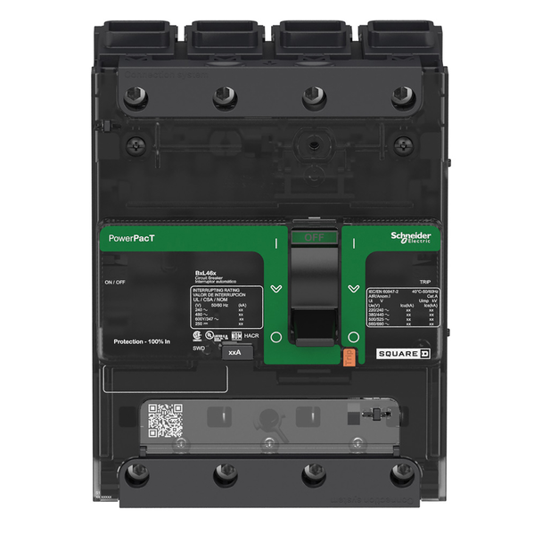 Schneider Electric BJF46100 Molded Case Circuit Brkr 600Y/347V 100A