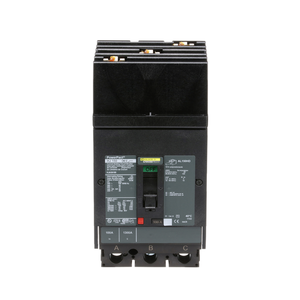 Schneider Electric HJA36100 Molded Case Circuit Breaker 600V 100A