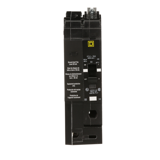 Schneider Electric EDB14015EPD Miniature Circuit Breaker 277V 15A