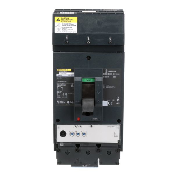 Schneider Electric LGA36400CU33X Molded Case Circuit Breaker 600V 400A