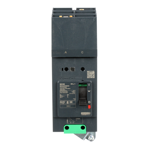 Schneider Electric BDA24030Y2 Molded Case Circuit Brkr 480Y/277V 30A