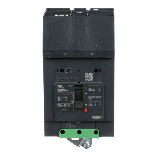 Schneider Electric BJA36050 Molded Case Circuit Brkr 600Y/347V 50A