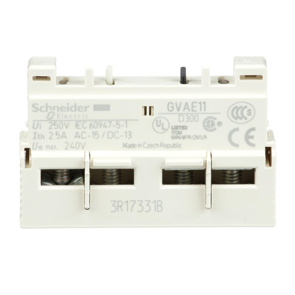 Schneider Electric GVAE11 Tesys Auxiliary N/O N/C Top Pack of 10