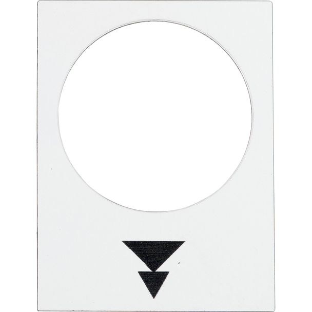 Schneider Electric ZB2BY4953 Legend 30 X 40 Mm White Raise Slowfast