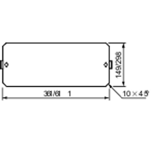 Schneider Electric NSYPMP7502DLP 2Rows Mounting Plate F/Dlp /Plax7 Pack of 2