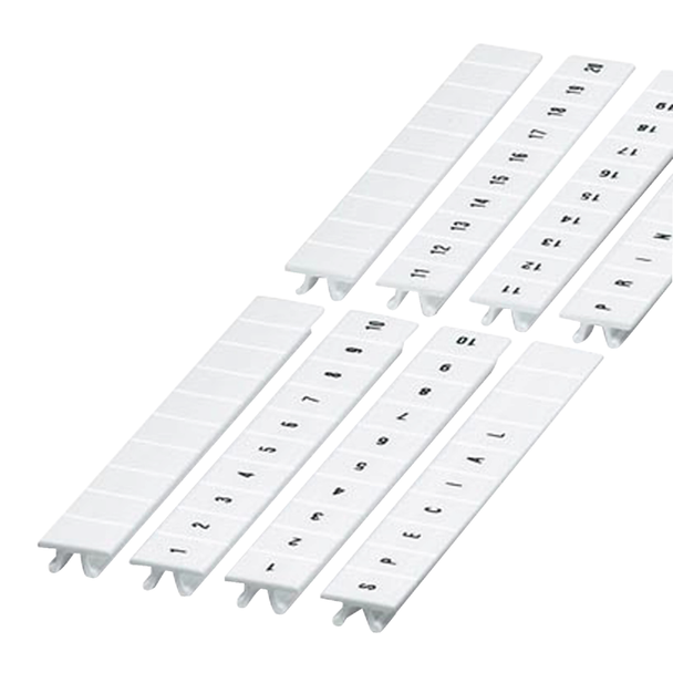 Schneider Electric NSYTRAB820 Clip In Marking Strip, 8Mm, 10 Character