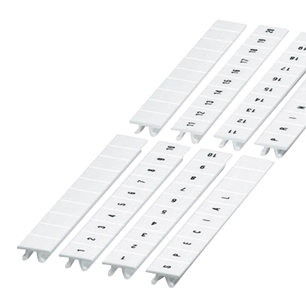 Schneider Electric NSYTRAB830 Clip In Marking Strip, 8Mm, 10 Character