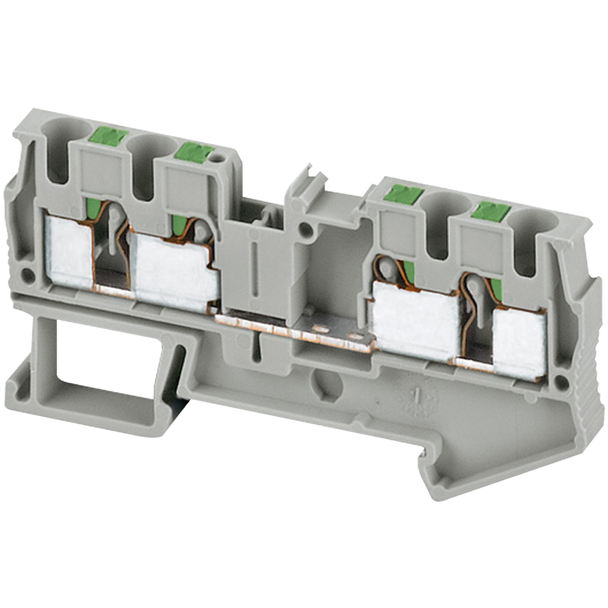 Schneider Electric NSYTRP44 Push-In Terminal, Feed Through, 4 Points