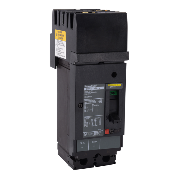 Schneider Electric HDA260201 Molded Case Circuit Breaker 600V 20A