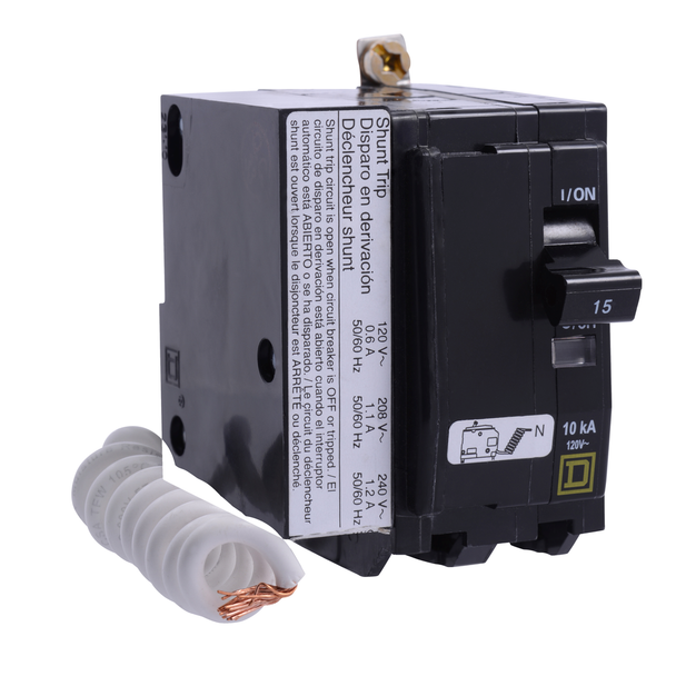 Schneider Electric QOB215SWN1021 Miniature Circuit Breaker 120V 15A