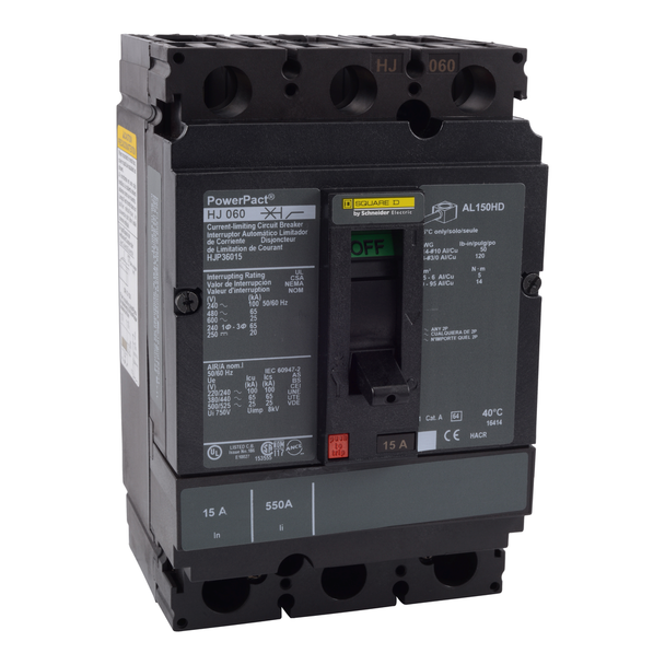 Schneider Electric HJP36060 Molded Case Circuit Breaker 600V 60A