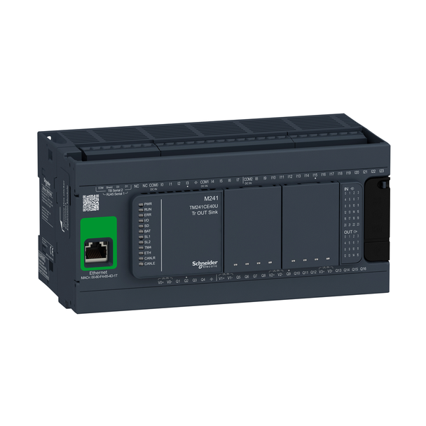 Schneider Electric TM241CE40U Controller M241-40Io Tr.Npn Ethernet