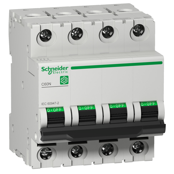 Schneider Electric M9F11450 Multi9 C60N 4P C 50A 10Ka 415V Mcb