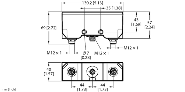 Turck TTNSLR-Q130-EN HF Read/Write Head