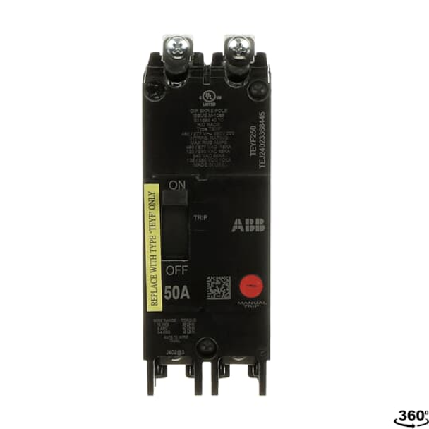 ABB TEYF250 Teyf 2 Pole 50 Amp